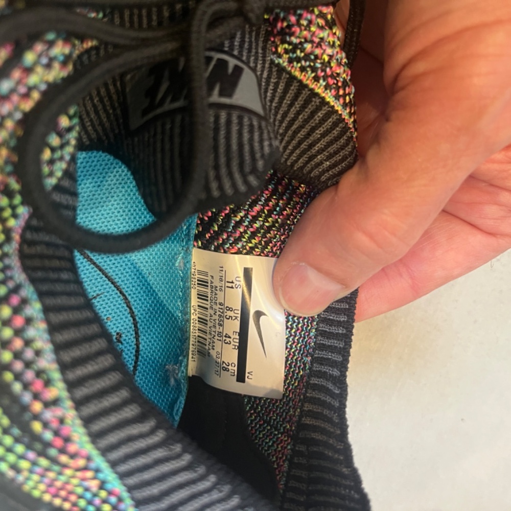 Nike Multi Color Running Shoe Size 11 - image 6